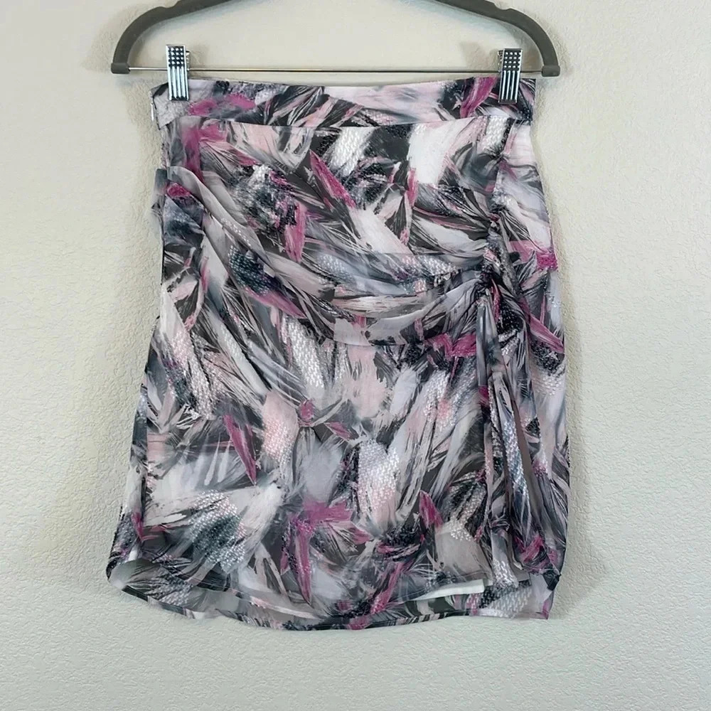 IRO Paris silk/viscose mini skirt size 38